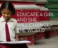 ENCOURAGE GIRL CHILD EDUCATION.
