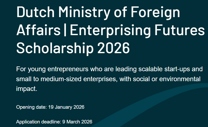 One Young World – Dutch Ministry of Foreign Affairs Enterprising Futures Scholarship (Fully Funded)